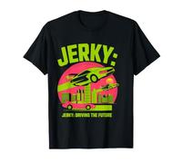 Jerky: Driving The Future Design retrò al Neon Maglietta