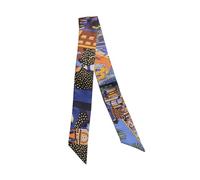 JERLA - foulard in 100% seta di gelso per testa e capelli, nastro per borsa per avvolgere il manico, fiocco per capelli,cravatta, fazzoletto da donna, 33.5"×1.97"