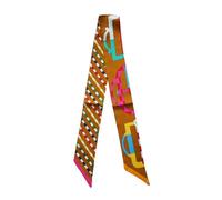 Jerla Foulard in 100% seta di gelso per testa e capelli, nastro per borsa per avvolgere il manico, fiocco per capelli,cravatta, da donna, 33.5"×1.97"