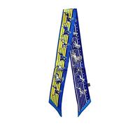 JERLA - foulard in 100% seta di gelso per testa e capelli, nastro per borsa per avvolgere il manico, fiocco per capelli,cravatta, fazzoletto da donna, 33.5"×1.97"