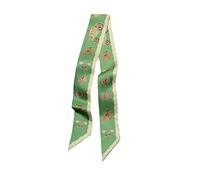 JERLA - foulard in 100% seta di gelso per testa e capelli, nastro per borsa per avvolgere il manico, fiocco per capelli,cravatta, da donna, 33.5"×1.97"