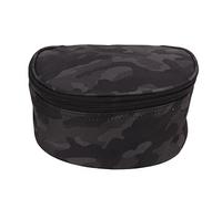 Jerliflyer Fishing Reel Bag Outdoor Portable Oxford Cloth, Zipper Design, Black Camouflage Color Fishing Reel Case for Lake and Outdoor Use Camouflage Fishing Reel Case