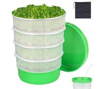 Jerliflyer Kit di crescita dei greens, germogli kit coltivazione a forma rotonda a forma di spazio salva