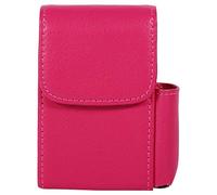 Jerliflyer Portasigarette in pelle (rosso rosa)