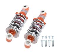Jerliflyer Rear Shocks, 2PCS 125mm 400lbs Adjustable Damping Stainless Steel Springs Amortiguadores Delanteros for Motorcycles Electric Scooters