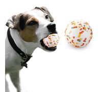 JEROCK Palline per cani, indistruttibile, giocattolo per cani, per masticatori aggressivi, durevole, ad alta elasticità, palla interattiva per addestrare il cane a catturare e recuperare, galleggia in