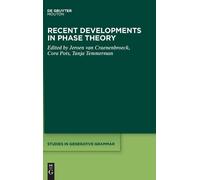 Jeroen van Craenenbroeck Recent Developments in Phase Theory (Copertina rigida)