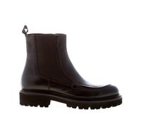 JEROLD WILTON scarpe donna Stivaletto elasticizzato in pelle nera con vaschetta