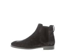 Jerold Wilton Uomo Stivaletto Chelsea Elasticizzato in camoscio Nero. Suola Cuoio Color Nero Size 42.5 EU (UK 8.5)