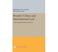 Jerome Alan Cohen Hung People's China and International Law, (Copertina rigida)