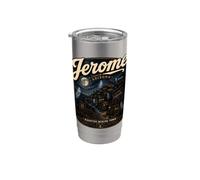 Jerome Arizona storica città mineraria viaggio vintage Arizona Bicchiere termico in acciaio inox doppia parete