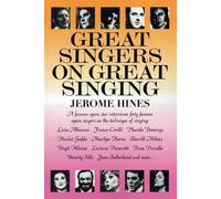 Jerome Hines Great Singers on Great Singing (Tascabile) Limelight
