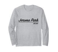 Jerome Park Bronx NY New York Quartiere Retro Script Maglia a Manica