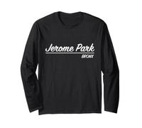 Jerome Park Bronx NY New York Quartiere Retro Script Maglia a Manica
