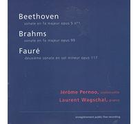 Jérôme Pernoo - Beethoven/Brahms/Fauré:Sonatas For Cello And Piano