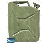 Jerry Can In Acciaio Verde Da 20 L Fittabile Per Ford Willys Jeep Auto