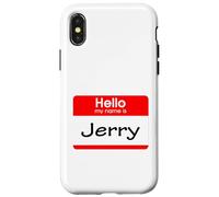 Jerry, ciao Il mio nome è Targhetta, distintivo Custodia per iPhone X/XS