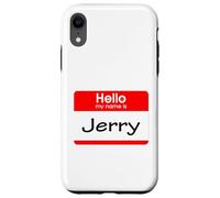 Jerry, ciao Il mio nome è Targhetta, distintivo Custodia per iPhone XR