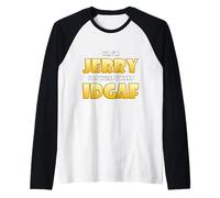Jerry Costume IDGAF Funny Meme Halloween Costume for Jerrys Maglia con Maniche Raglan