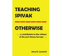 Jerry D. Leonard Teaching Spivak-Otherwise (Copertina rigida)