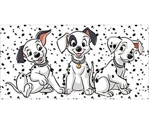 Jerry Fabrics Disney 101 Dalmatian Lucky Bath Towel 70 x 140 cm, multicolore