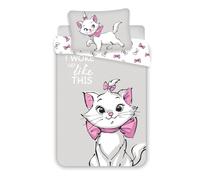 Jerry fabrics Disney Cat Marie Aristocats - Biancheria da letto, 100 x 135 cm