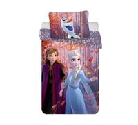 Jerry Fabrics Disney La Reine des Neiges 2 - Set copripiumino 140 x 200 cm, federa 70 x 90 cm, 100% cotone