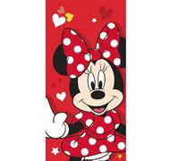 Jerry Fabrics Disney Minnie Mouse, telo da doccia, telo mare, 70 x 140 cm