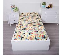 Jerry Fabrics F - Lenzuolo con angoli - Bing - Giallo - 1 pezzo - Bambino - 1 persona - Angoli elastici - 90 x 200 cm - 100% cotone