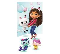 Gabbys Casa Delle Bambole Asciugamano Grande Blu Cats Bambini Bagno Piscina Mare