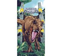 Jerry Fabrics Jurassic World, telo da bagno per bambini, motivo: dinosauro vulcano