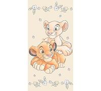 Jerry Fabrics Lion King - Telo da bagno, 70 x 140 cm, multicolore