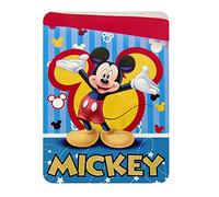 Jerry Fabrics Mickey e Amici Topolino Coperta Matrimoniale di Pile, Poliestere, Multicolour, 260 x 180 x 3 cm