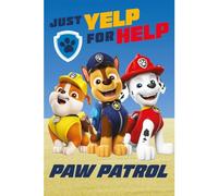 Jerry Fabrics Paw Patrol - Coperta in pile Yelp, 100 x 150 cm