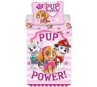 Jerry Fabrics, Paw Patrol Pup Power, set copripiumino singolo, in cotone