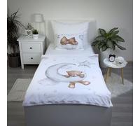 Jerry Fabrics Set di Biancheria da Letto per Bambini con Orsetto su Nuvola 100 x 135 cm, 100% Cotone