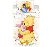 Jerry Fabrics Set di biancheria da letto per neonati Disney Winnie the Pooh (100 x 135 cm, 100% cotone), multicolore