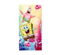 Jerry Fabrics Sponge Bob - Telo doccia, 70 x 140 cm, amici 012
