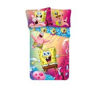 SpongeBob & Patrick Set Copripiumino Singolo 2-in-1 Design Ue Misura 100% Cotone