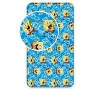 Jerry Fabrics Spongebob Sponge Bob - Lenzuolo in spugna, 90 x 200 + 25 cm