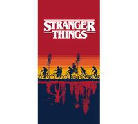 Jerry Fabrics Stranger Things 25TW013 - Telo mare in 100% cotone, perfetto per piscina, bagno, sport