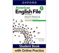 American English File: Level 3: Student Book/Workbook Multi-Pack A with Online Practice