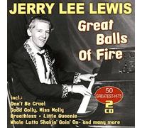 JERRY LEE LEWIS - GREAT BALLS OF FIRE - 50 GREATEST HITS 2CD - CD - K72z