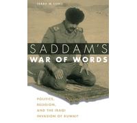 Jerry M. Long Saddam's War of Words (Tascabile)
