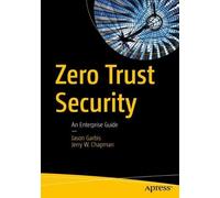 Jerry W. Chapman Jason Garbis Zero Trust Security (Tascabile)