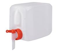 Jerrycanshop - Tanica in Plastica 2,5 Litri Con Rubinetto per Liquidi, Acqua e Alimenti Pericolosi, ONU, HDPE, Senza BPA, Naturale