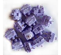 JERRZI Misty Purple Interruttore lineare silenzioso 5pin 37g 45g POM Giocatori fai da te PC Tastiera meccanica Interruttori muti Accessori Suono morbido