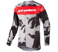 jersey alpinestars youth racer tactical 23 - infantile grigio / rosso S