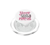 Jersey Girls We Don't Pump Gas Funny NJ Pride stile vintage PopSockets PopGrip per MagSafe