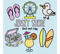 Jersey Shore: Beach Inspired Bold and Easy Coloring Book for All Ages (Bold and Easy Coloring Books)